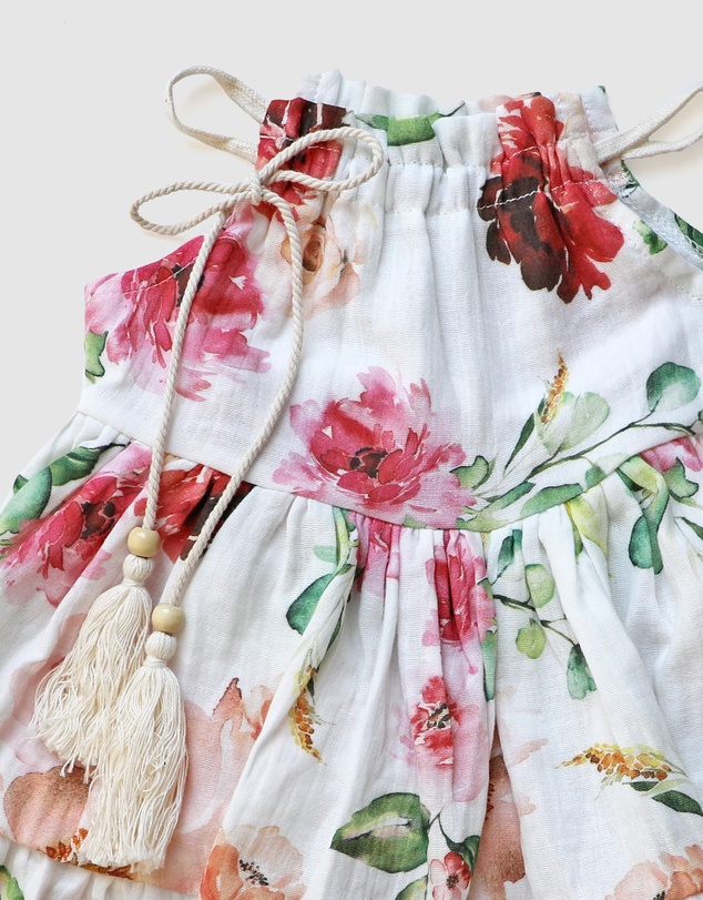 WITH LOVE FOR KIDS - Cotton Muslin Dress - Babies - Kids