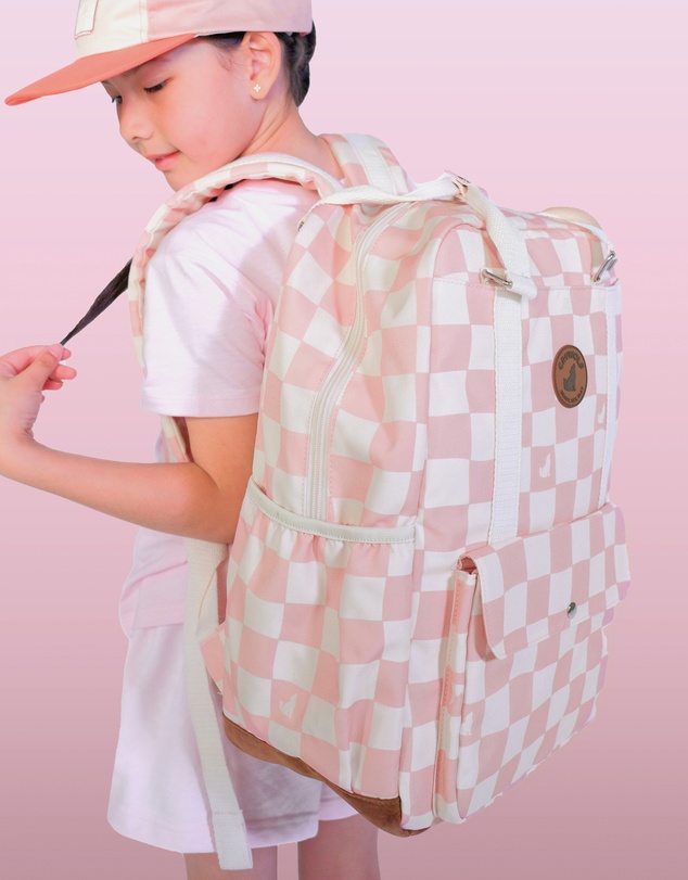Crywolf - KNAPSACK Pink Check