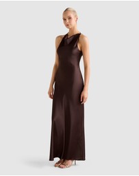 Forever New - Aria Satin Backless Maxi Dress