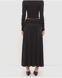 MON RENN - Farrah Draped Skirt