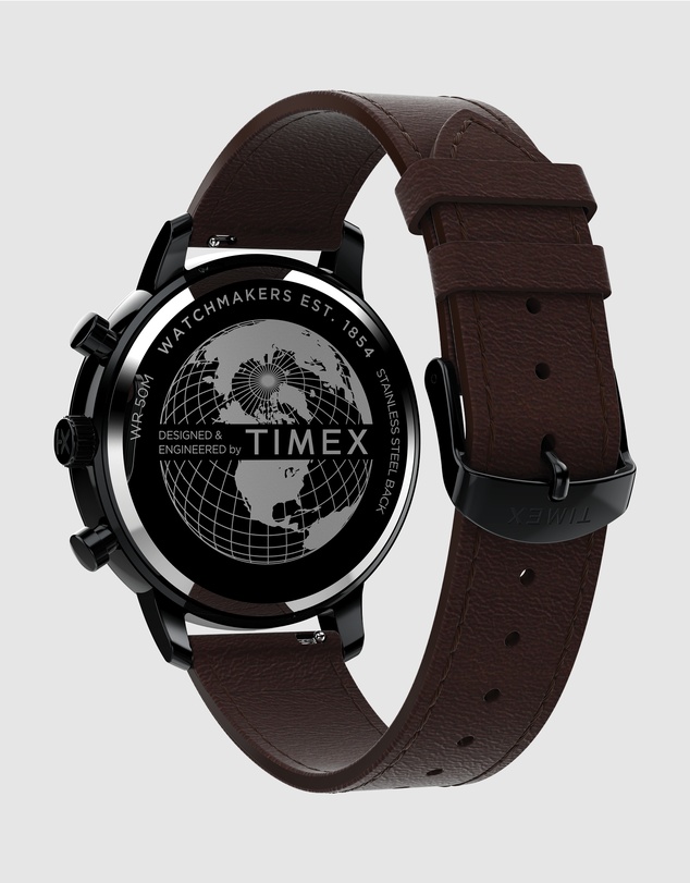 TIMEX - Timex Chicago 45mm Black-Tone Multifunction Watch
