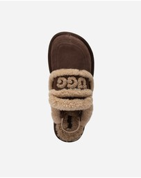 Ozwear Connection Uggs - UGG Violet Matelassé Shearling Slipper (Elastic Logo, Detachable Feature)