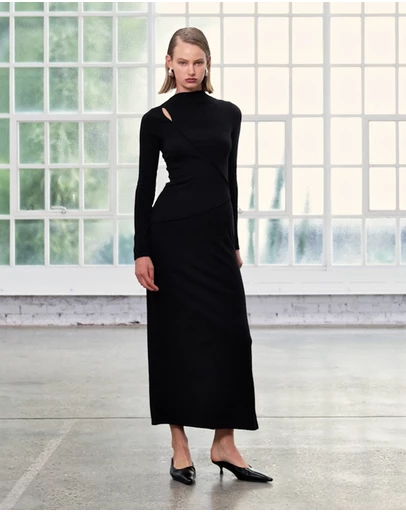 Staple the Label - Alexi Assym Detail Midi Dress