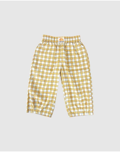 Banabae - Rad Kid Barrel Leg Pant - Check