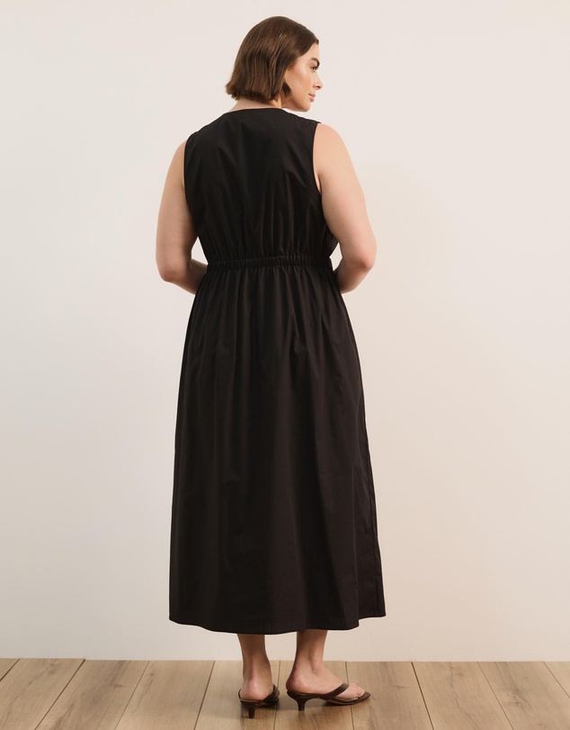 Atmos&Here Curvy - Ida Cotton Poplin Midi Dress