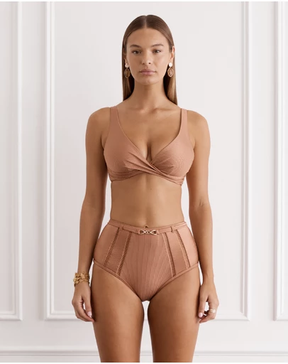 Aqua Blu Australia - Bronze Tahlia Top