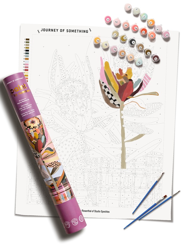 Journey Of Something - Paint by Numbers - Two Proteas