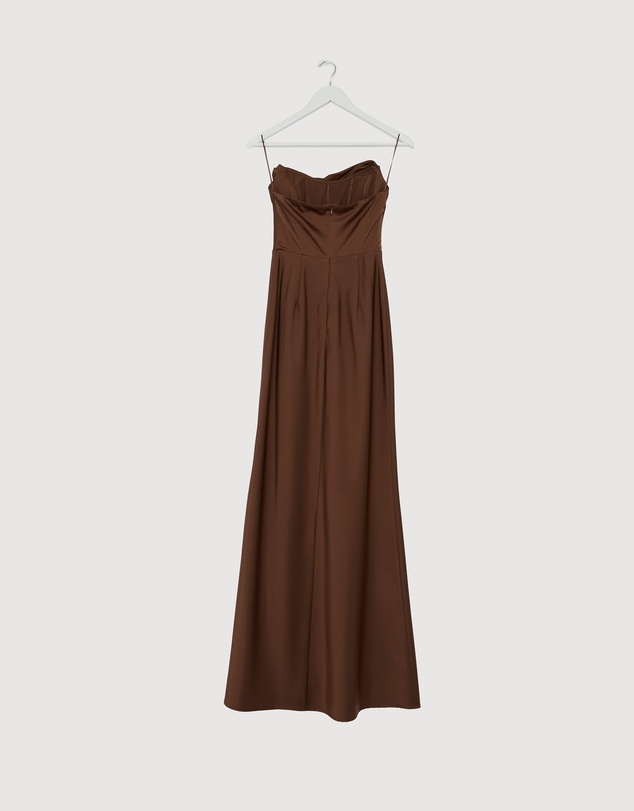 Revibe - Repaired CHANCERY Jada Strapless Corset Maxi Dress - AU 6