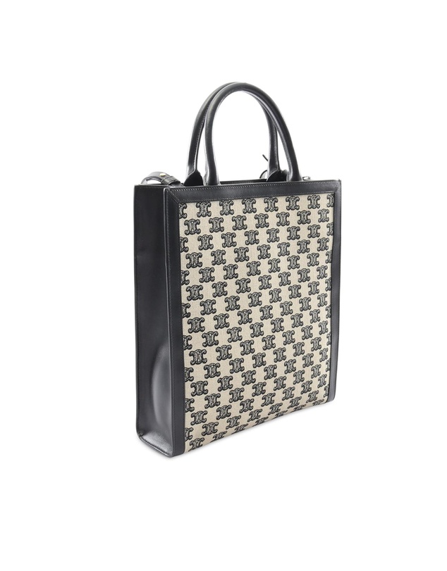 Pre-Loved by Azura Reborn - Pre-Loved Small Triomphe Canvas Vertical Cabas Tote