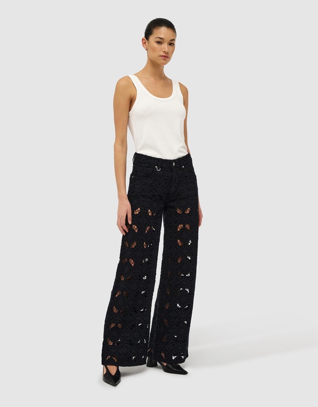 Neuw - Eva Wide Fiore Embroidery