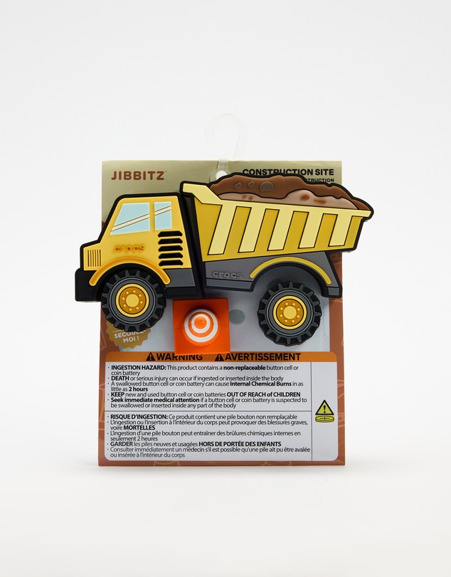 Crocs - 5-Pack MYO Construction Truck Jibbitz - Kids