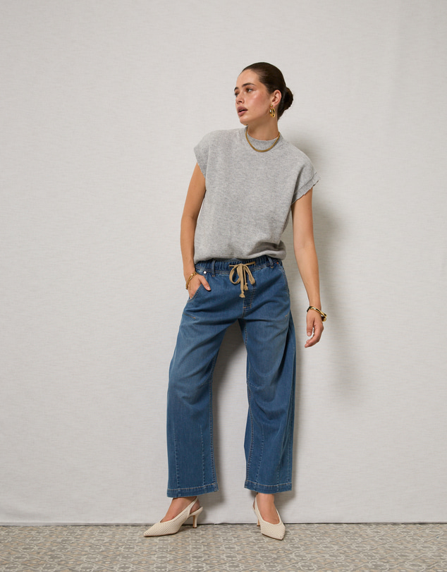 DRICOPER DENIM - Active Barrel Jeans
