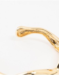 Lovisa - Gold Plated Organic Wave Wrist Cuff