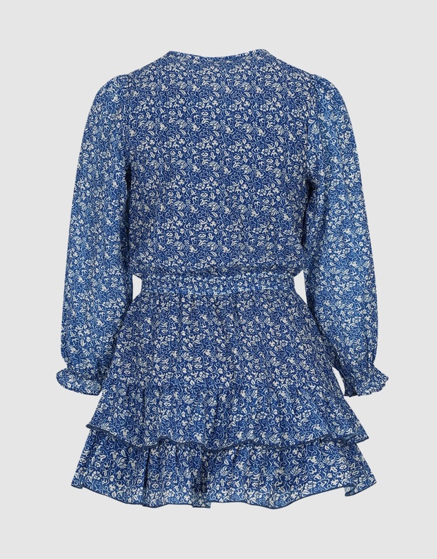 NONO - Miggy Japanese Flower Printed Dress - Kids-Teens