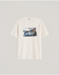 Seasalt - Seasalt Cornwall White Midwatch Organic Cotton T-Shirt