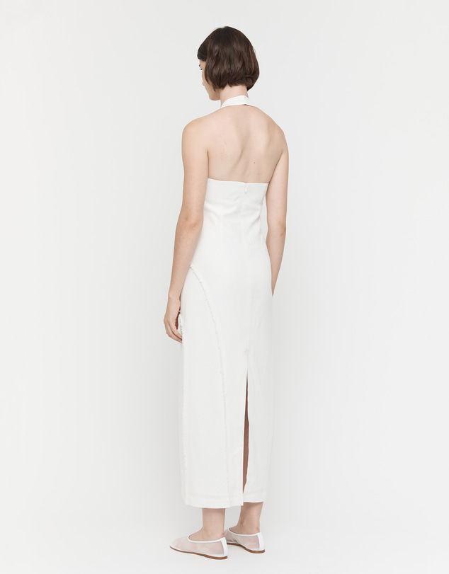 FRIEND of AUDREY - The Raw Edge Halter Dress