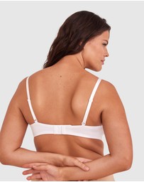Bras N Things - Inner Essence Contour Plunge Wirefree Bra - Ivory