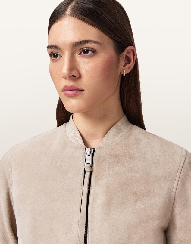 AllSaints - Orten Suede Bomber