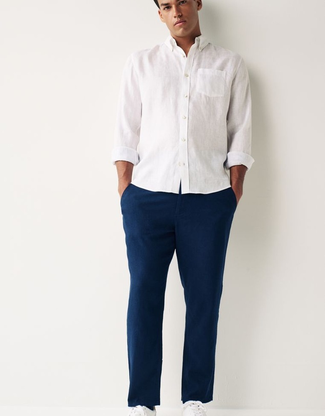 NEXT - Linen Blend Drawstring Trousers