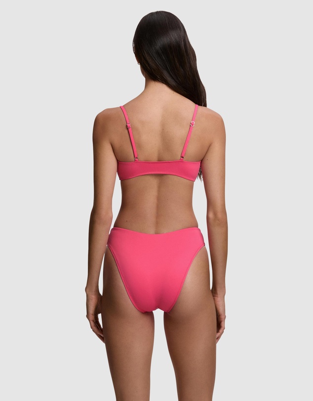 Polo Ralph Lauren - Kennedy High Leg Scoop Waist Bikini Bottom