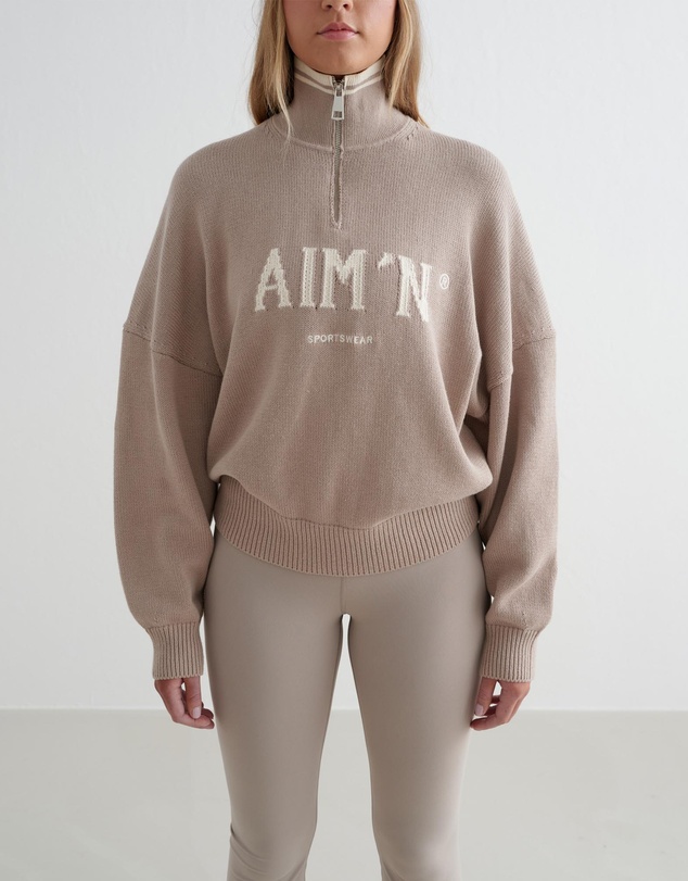 Aim'n - College Knit Half Zip