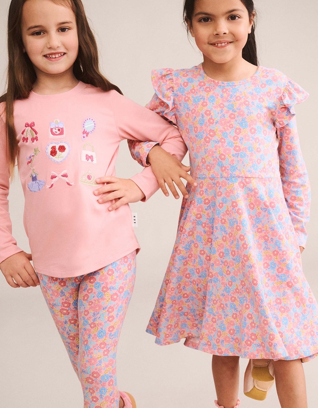 Huxbaby - Vintage Floral Leggings - Babies-Kids