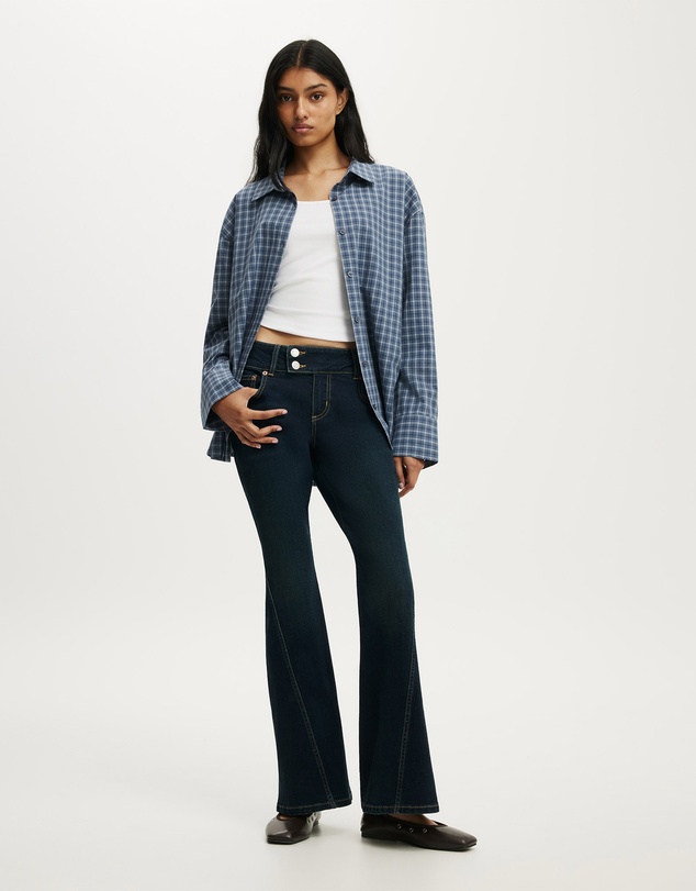Cotton On - Petite Mid Rise Bootcut Jean