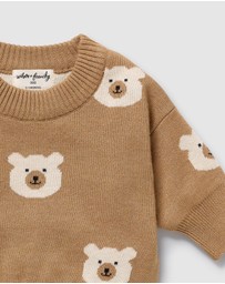 Wilson & Frenchy - Organic Knitted Jacquard Jumper - Babies