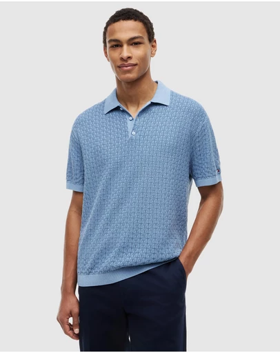 Tommy Hilfiger - Relaxed Fit Washed Structured Polo Shirt