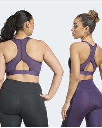 adidas Performance - PrimeLiftReact Train Medium Support 3-stripes Bra Womens