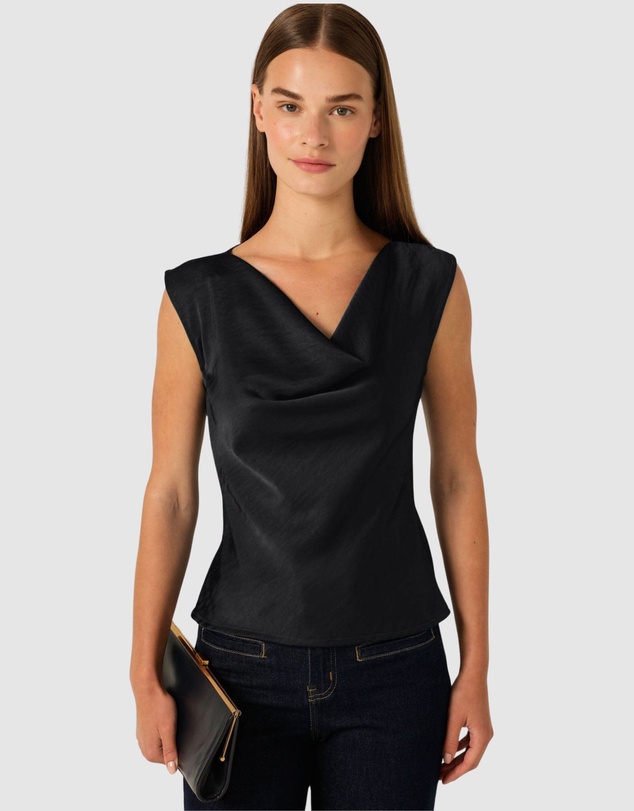 SACHA DRAKE - Luxe Cowl Bias Top