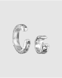Haze & Glory - ICONIC EXCLUSIVE - Earrings Earcuff I like it rough in 925 sterling silver