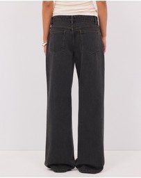 Calli - Tyla Mid Rise Baggy Jeans