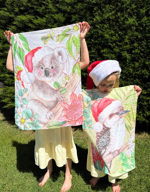 Linen House - Bush Christmas Koala Tea Towel