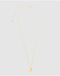Wanderlust + Co - Lucky Cat Gold Necklace