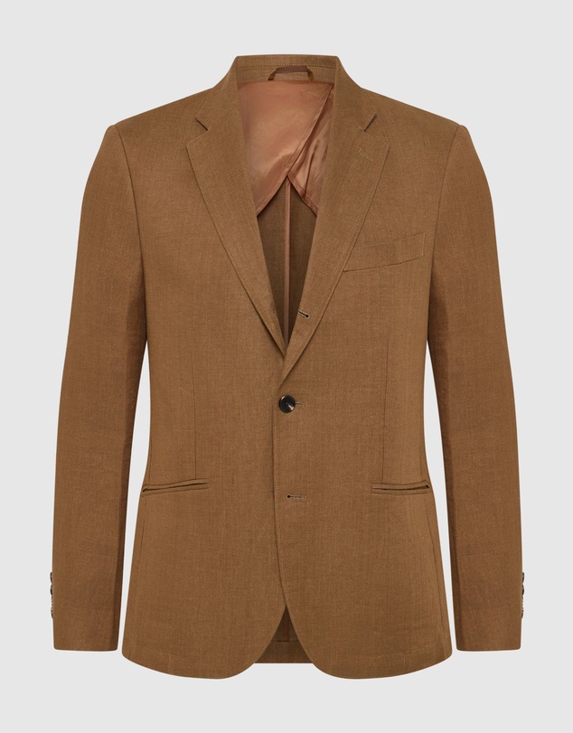Oxford - 3 Button Linen Milton Blazer
