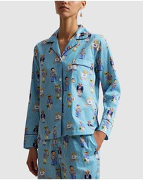 Polo Ralph Lauren - Madison Cotton Long Sleeve Button Down Pyjama Set
