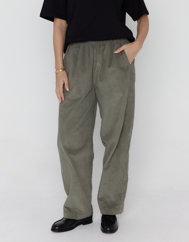 ALEXANDRA - Lucie Pants Dark Sage