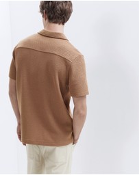 UNISON - Open Weave Regular Fit Shirt