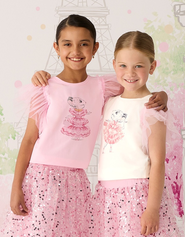 Rock Your Kid - Claris the Mouse Blush T-Shirt