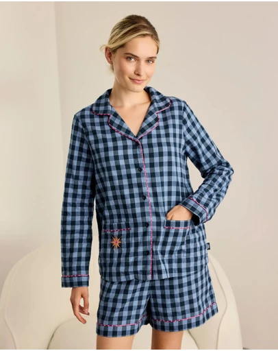Chelsea Peers - Organic Cotton Dragon Hero Short Pyjama Set