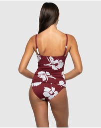 Nip Tuck Swim - Whispering Allure Louise Multifit Ruched Front Tankini Top