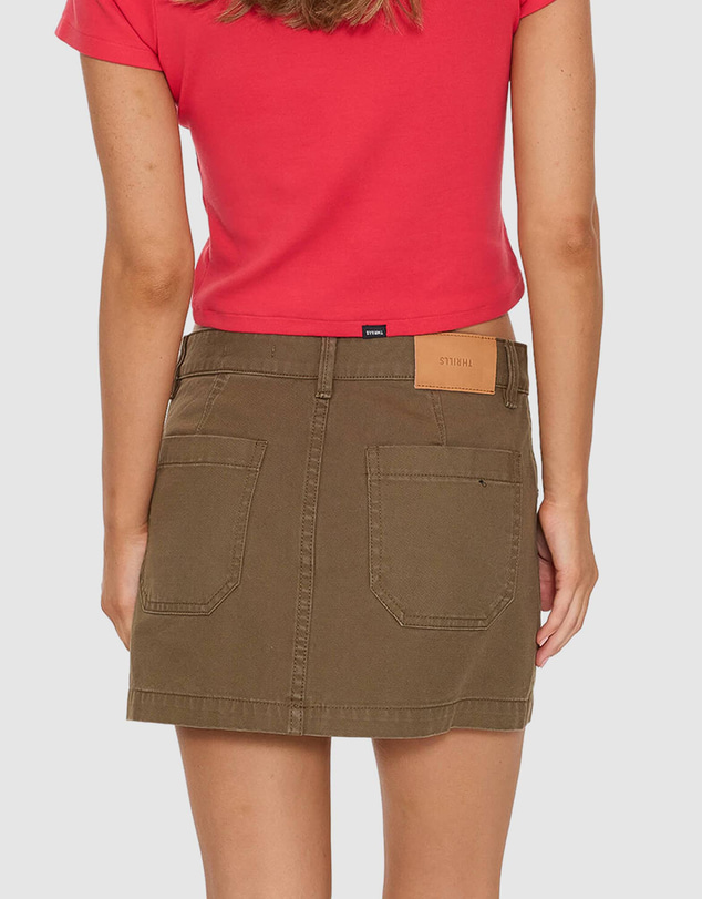 Thrills - Sergeant Low Rise Utility Skirt