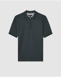 Politix - Davis Zip-up Knit Polo