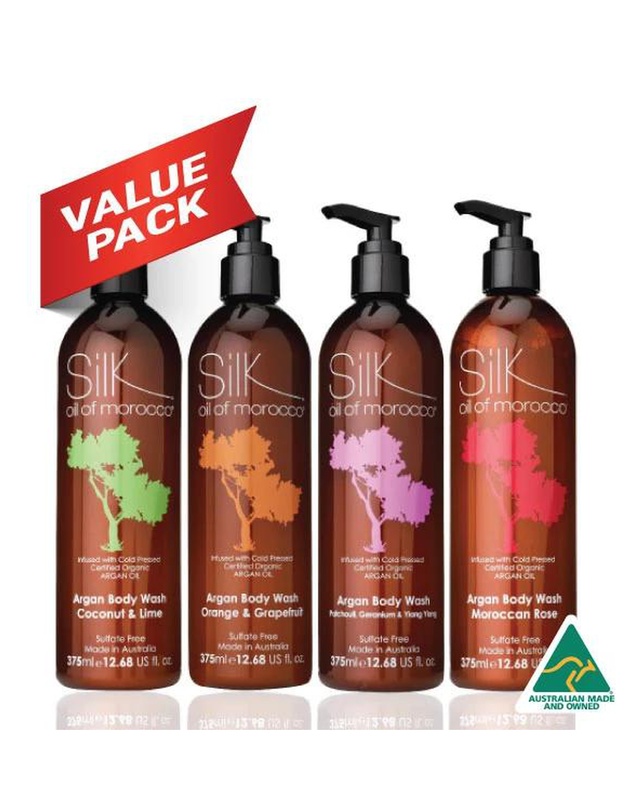 Silk Oil of Morocco - Silk Oil of Morocco - Exotic Essence Argan Oil Body Wash Collection