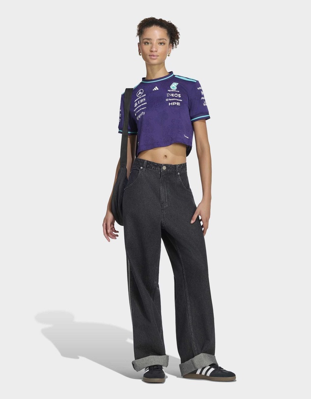 adidas Performance - MERCEDES - AMG PETRONAS FORMULA 1 TEAM VANDA BLOOM DRIVER CROP TOP JERSEY Womens