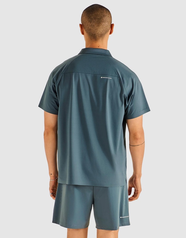 Malbon - Performance Zip Raglan Polo