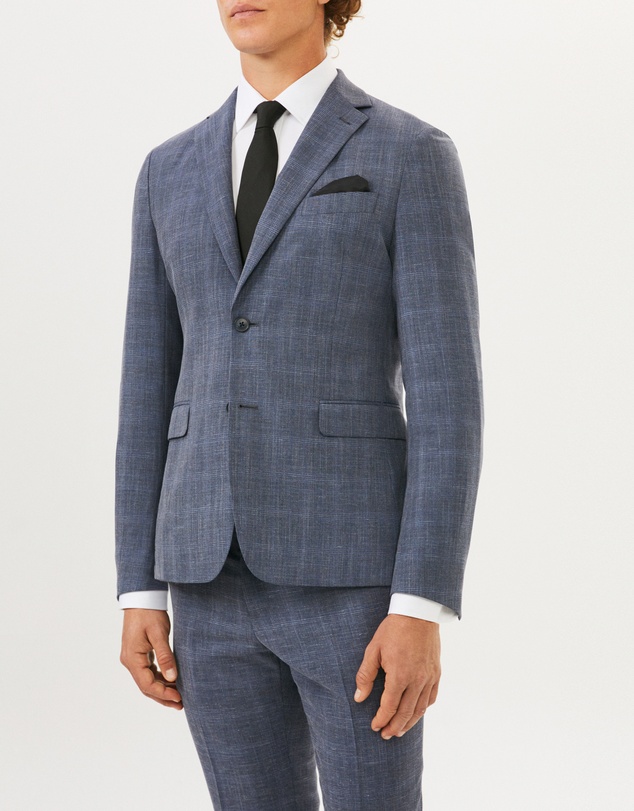 Van Heusen - Superfine Twill Slub Check Suit Jacket