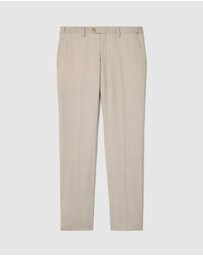 Politix - Wool Blend Regular Stretch Premium Tailored Pant