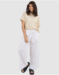 CAMIXA - Francy Linen Jersey T-Shirt Top